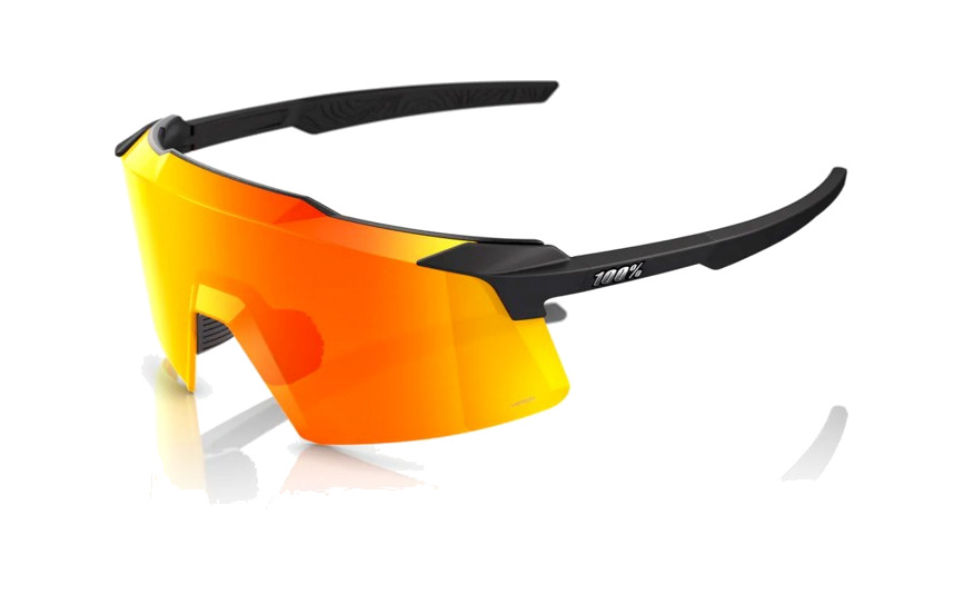 gafas bicicleta ciclismo deporte aerocraft soft tact black  hiper red multilayer mirror