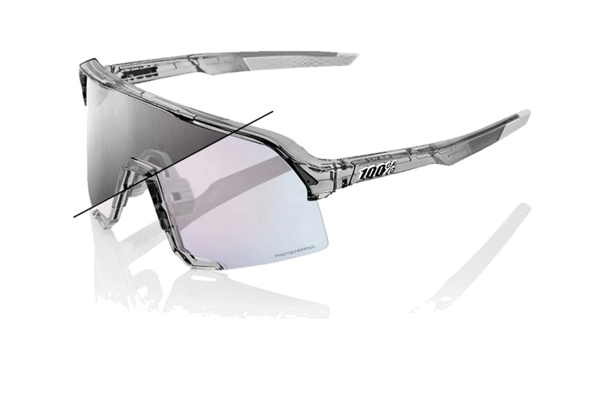 gafas de sol ciclismo s3 photocromatic polished translucent grey