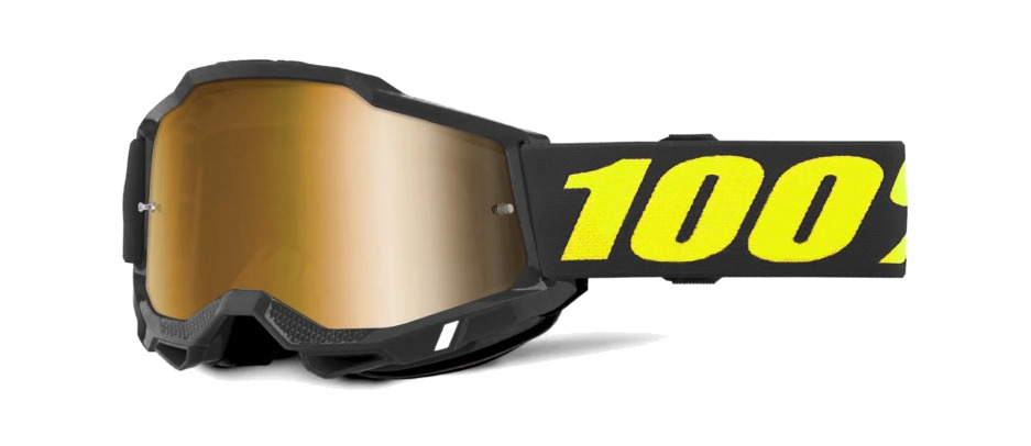 gafas con lente espejada dorada accuri 2