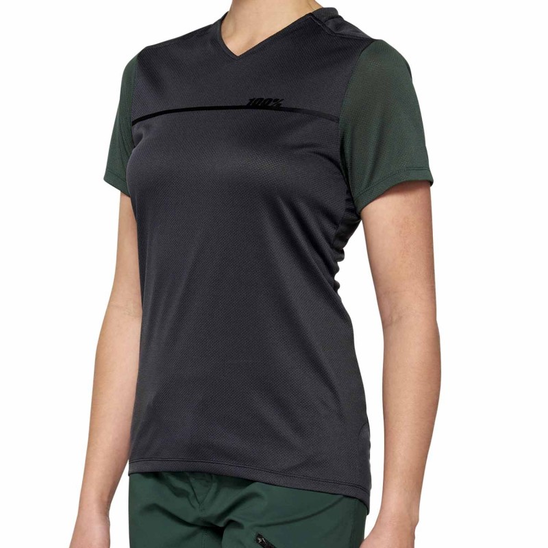 camiseta manga corta ciclismo mujer ridecamp women's