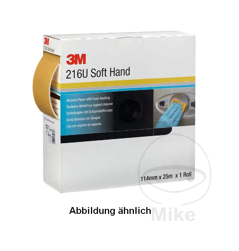rollo de lija suave k400 115 mmx25 m 216u