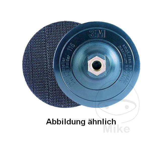 plato soporte para discos adhesivos 115 mm m14