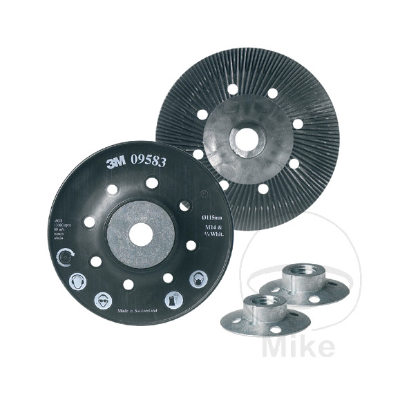 plato soporte disco abrasivo de fibra 115 mm m14 fiber 501c