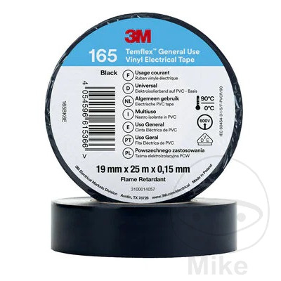 cinta aislante de vinilo 165 19 mm x 25 m temflex