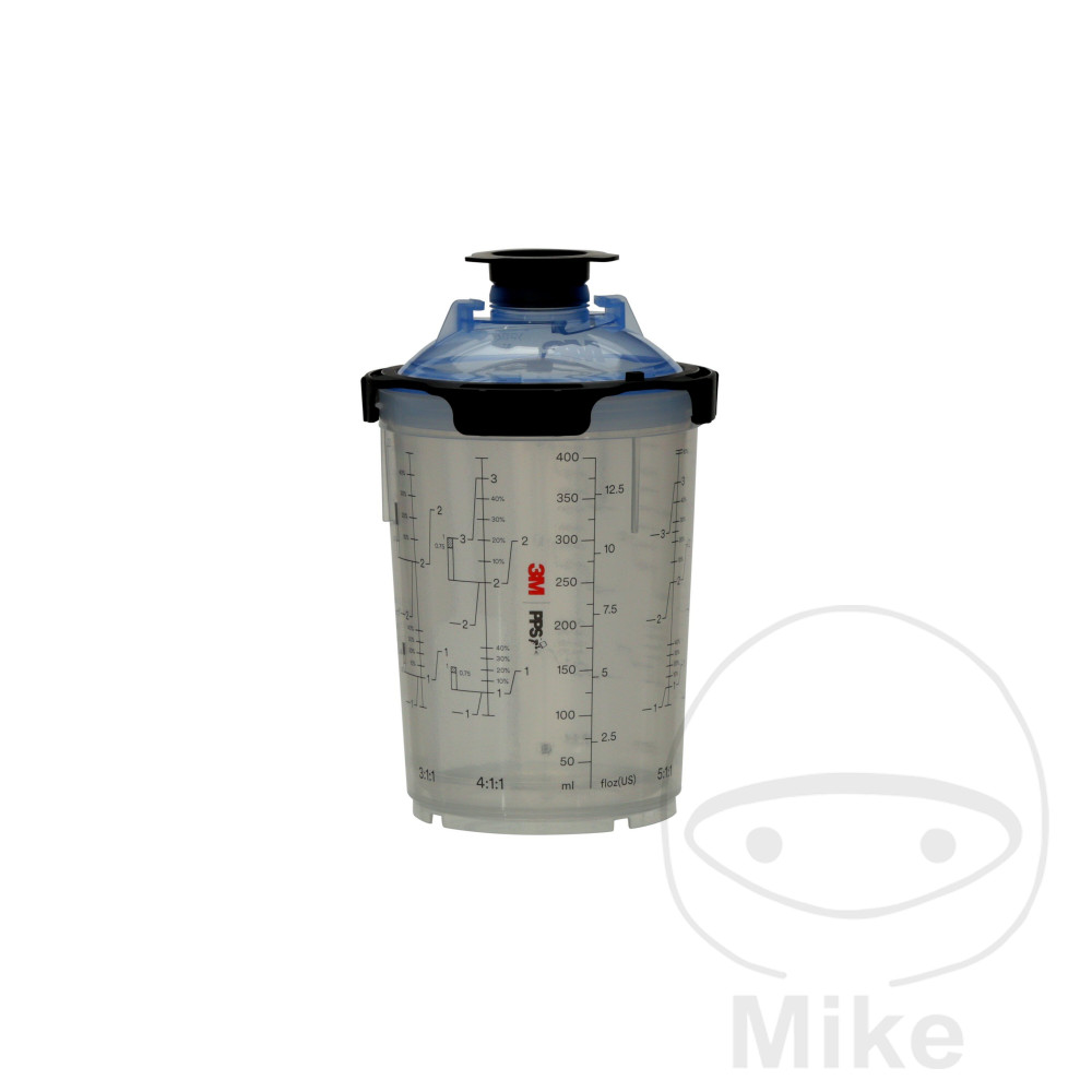 kit mini vaso para pintura pps 400 ml 125u 50 deck