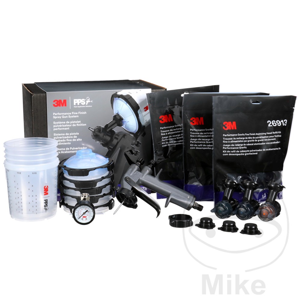 kit pistola de pintura hvlp
