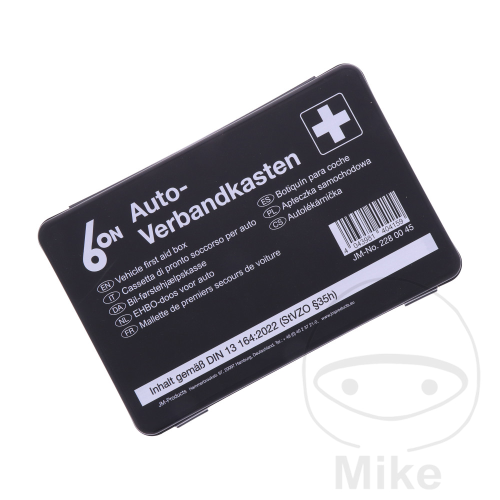 kit de primeros auxilios para coche din13164-2022