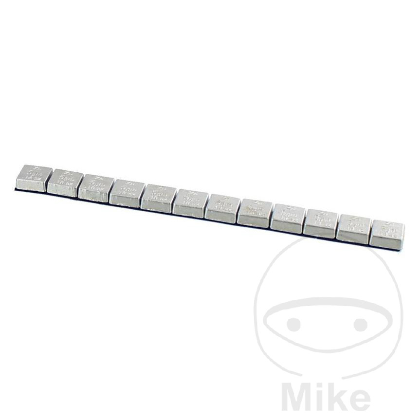 pack 20 pesos adhesivos barra cinc para llanta moto 60 gr 5 gr