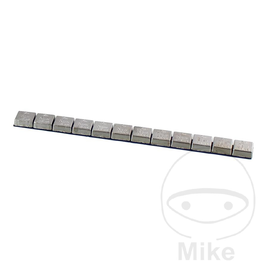 pack 20 pesos adhesivos barra cinc para llanta moto 60 gr 5 gr