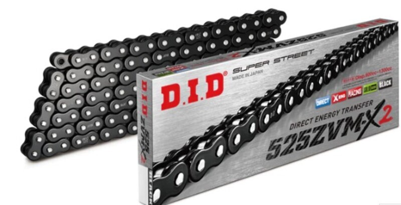 Chaîne DID pour transmission moto 530ZVM-X2 ventes exceptionnelles X-RING - 530