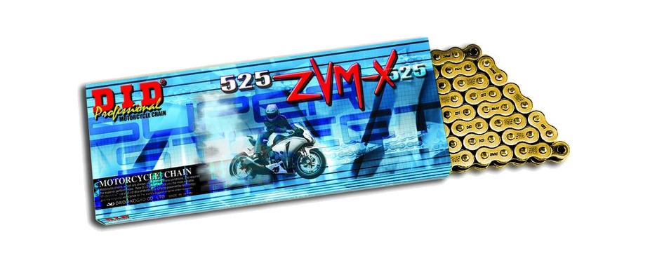 kit de transmisión de cadena 525zvmx (15-41-104) para motocicletas