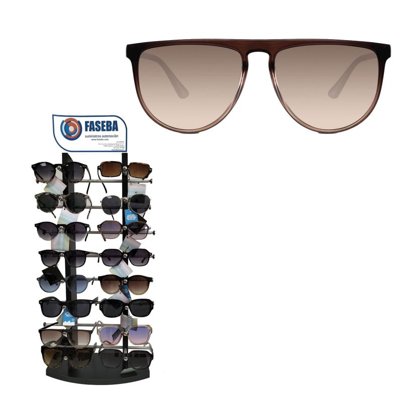 gafas de sol casual unisex montura de plástico
