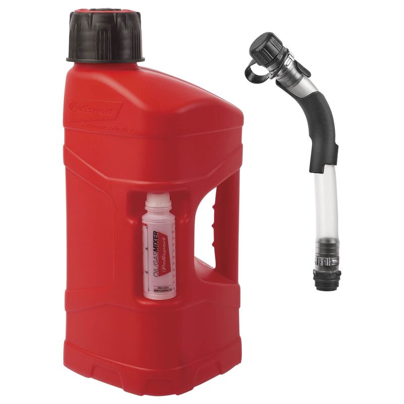 garrafa para gasolina con manguera de llenado prooctane 10l