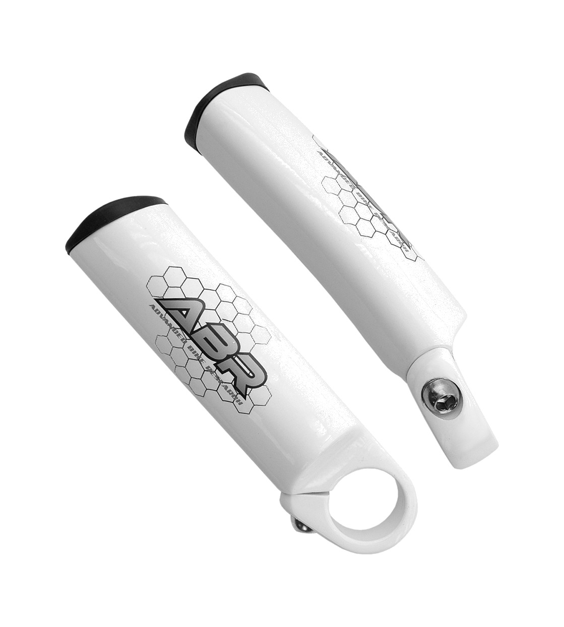 cuernos apendices manillar extensiones mj-cyle plata