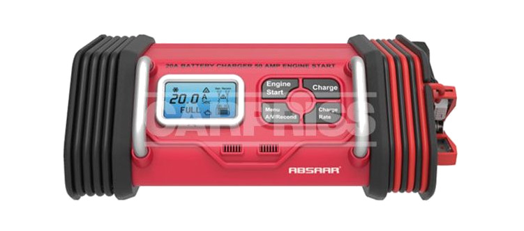 cargador de batería automático con función de arranque 20 amp