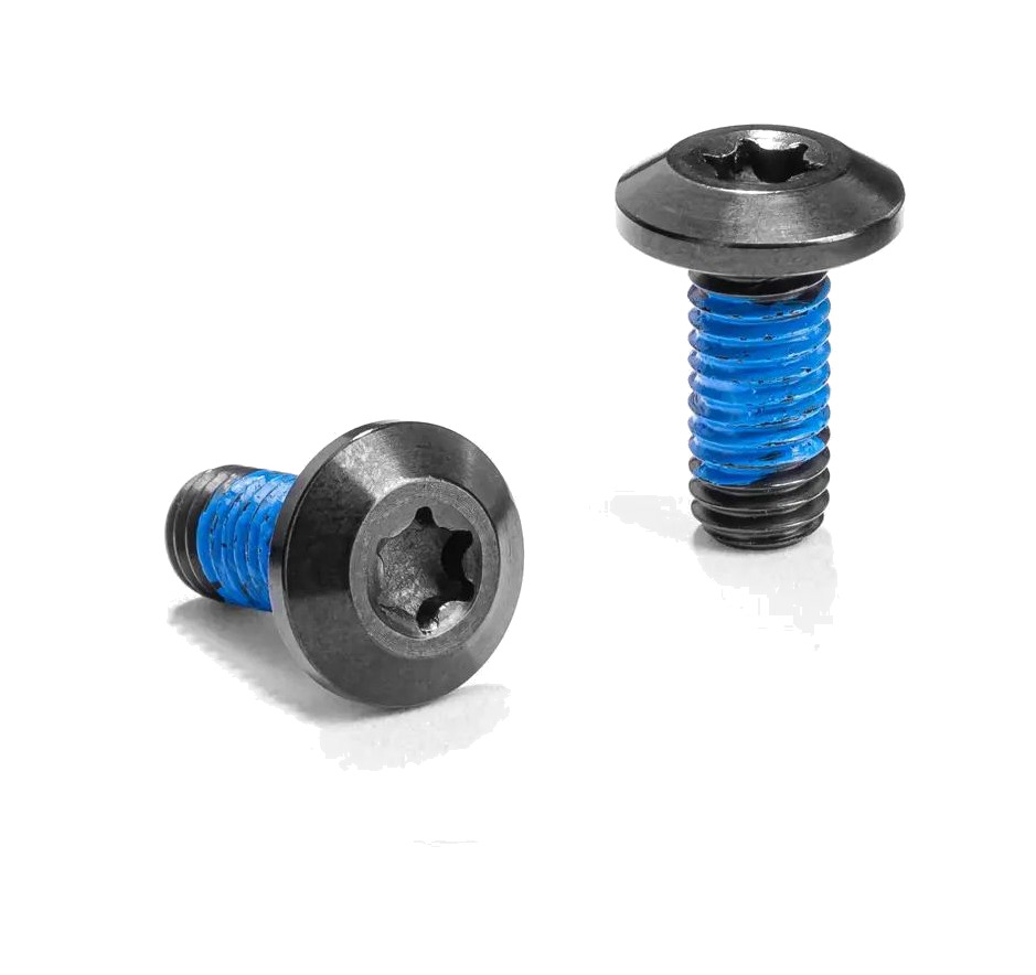 juego de tornillos para portabidón de bicicleta m5xt25 titanio
