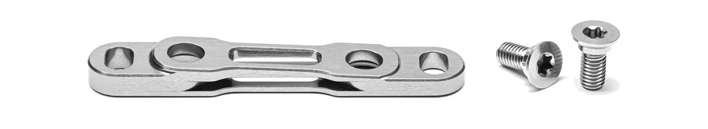 adaptador para pinza de freno de montaje plano delantero sram flat mount 140/160 spezialized sl8 torn titanio