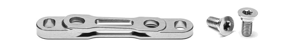adaptador para pinza de freno de montaje plano delantero shim flat mount 140/160 spezialized sl8 torn titanio