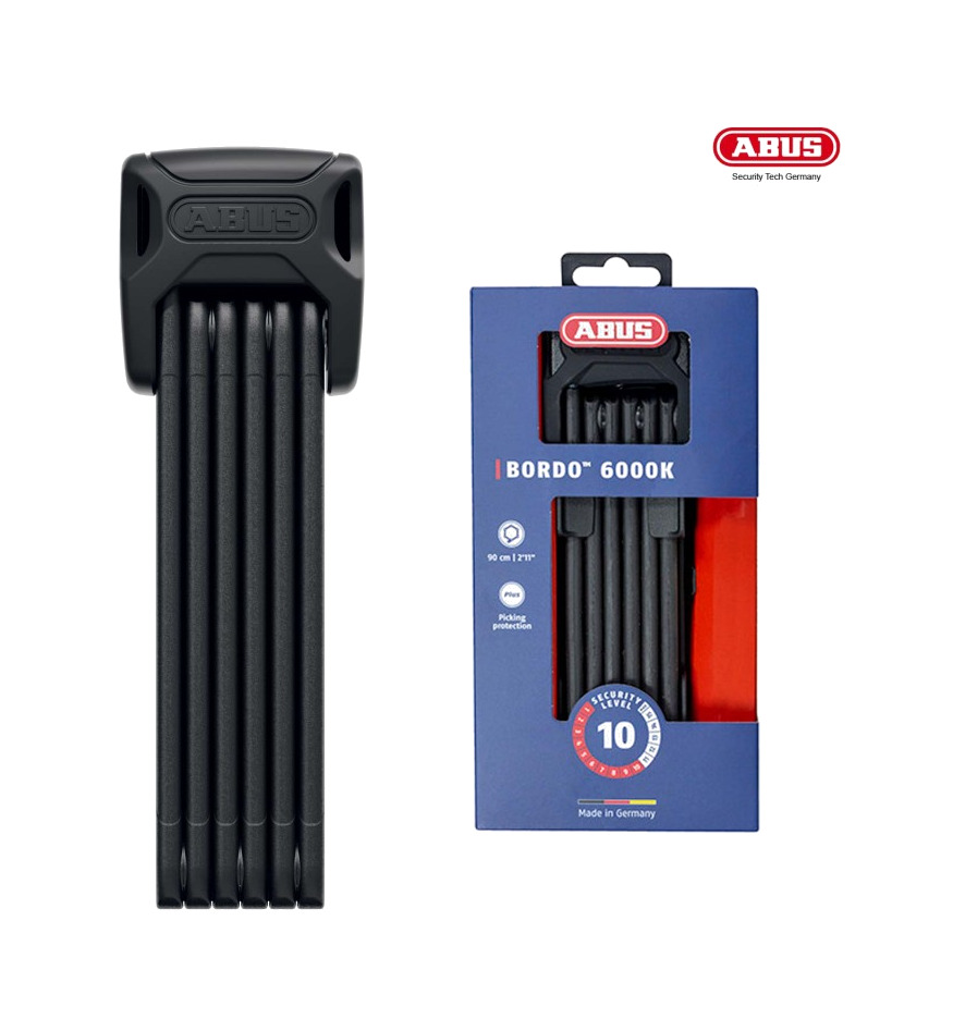 candado plegable con nivel de seguridad bordo 6000k 6000k/90 sh level 10