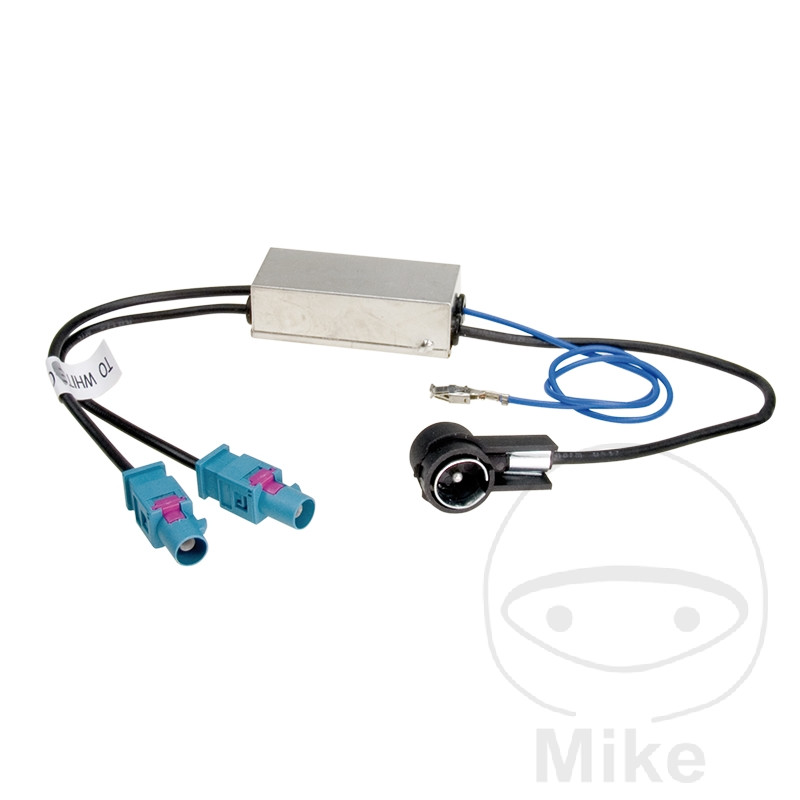 adaptador de antena aislado con alimentación fantasma diviserty 2 fakra