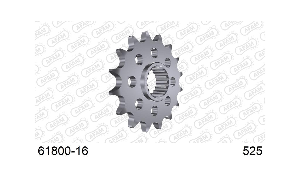piñón de acero con goma anti-ruido 618-525