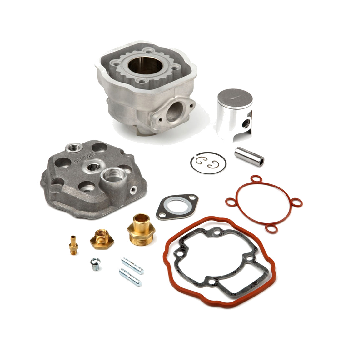 kit motor cilindro piston completo de aluminio  49,2cc