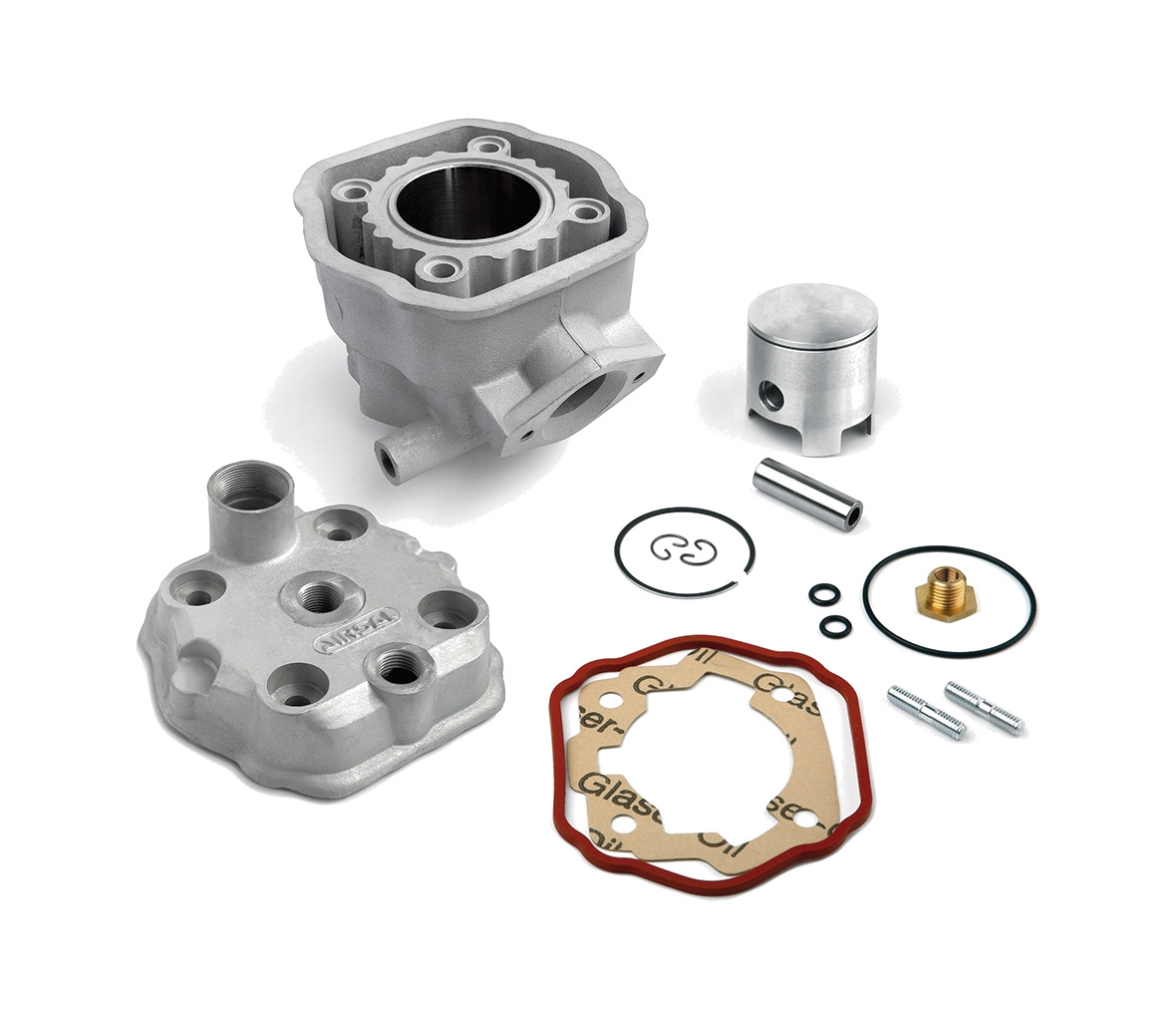 kit motor cilindro piston completo de aluminio  50cc