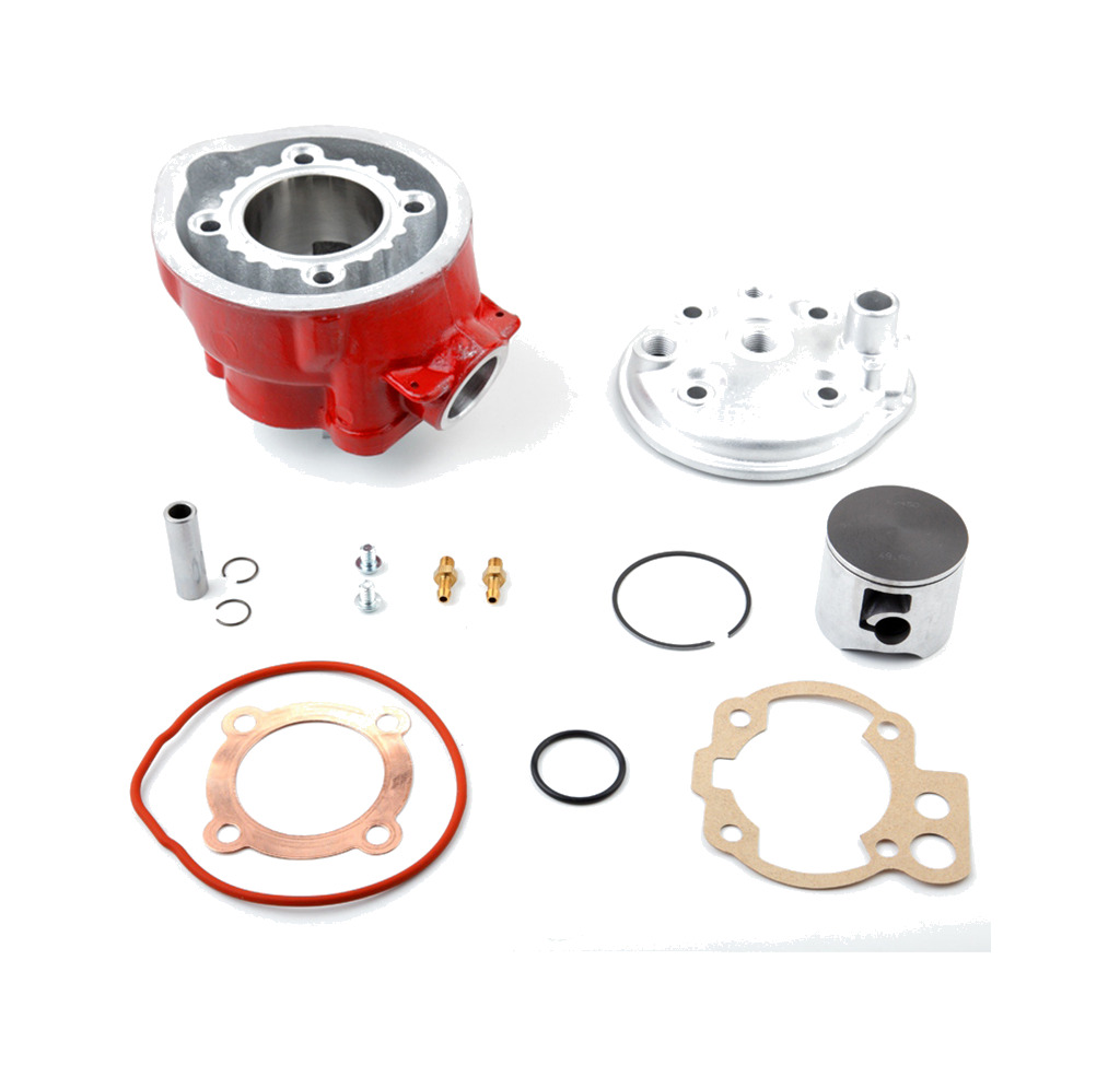 kit motor cilindro piston completo  racing x trem minarelli am6 ø50 78,5cc