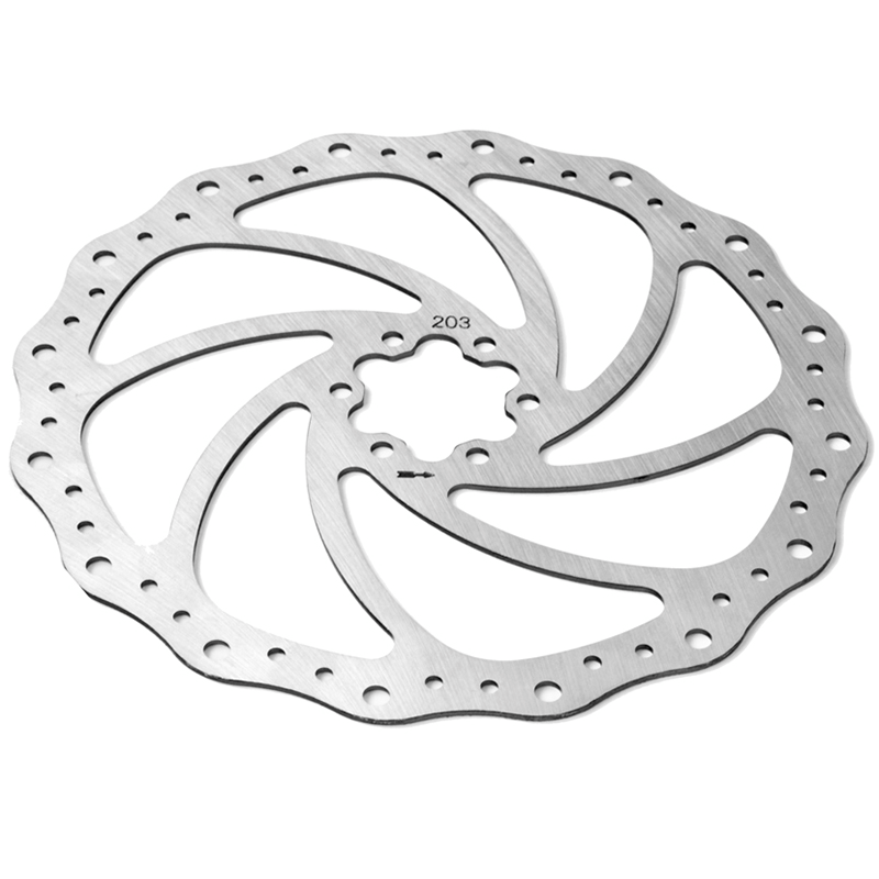 disco freno wave ø203mm ondulado 6 tornillos universal bici bicicleta