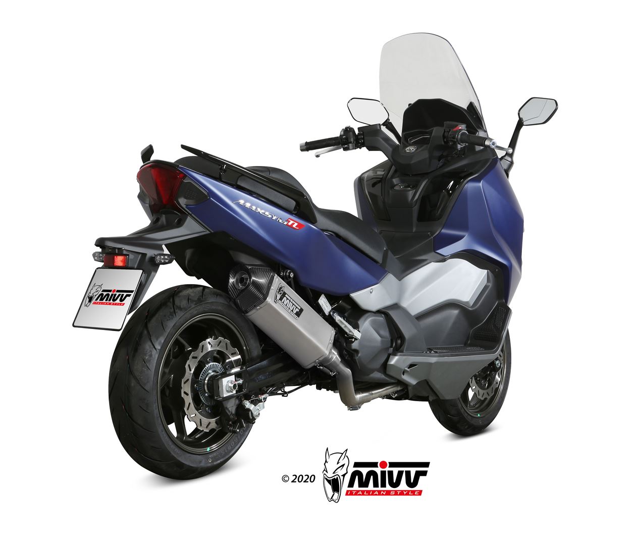 escape moto completo posicion standard sport full system 2x1 speed edge black inox