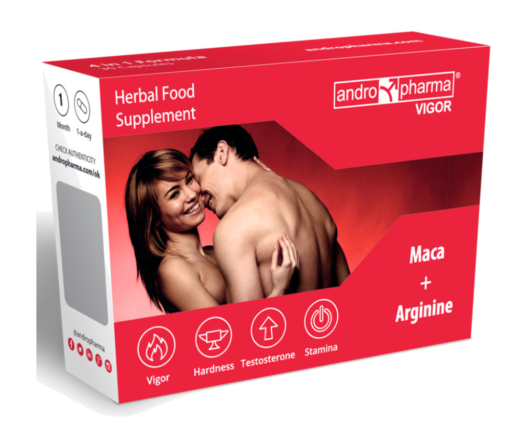 integratore alimentare a base di erbe per la libido maschile andropharma-vigor