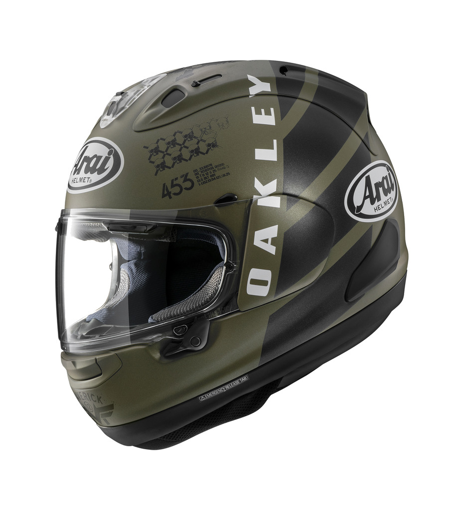 casco integral moto rx-7v evo maverick oakley - replica