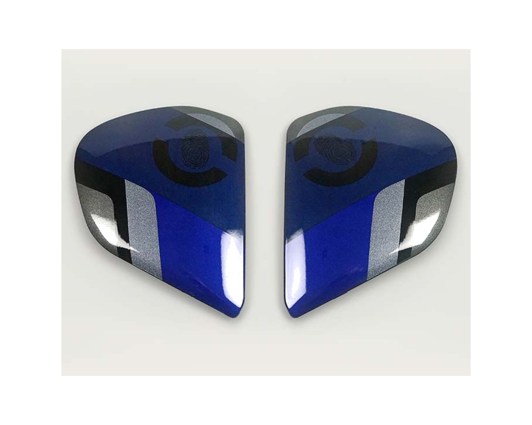 tapas laterales para casco vas-v face blu