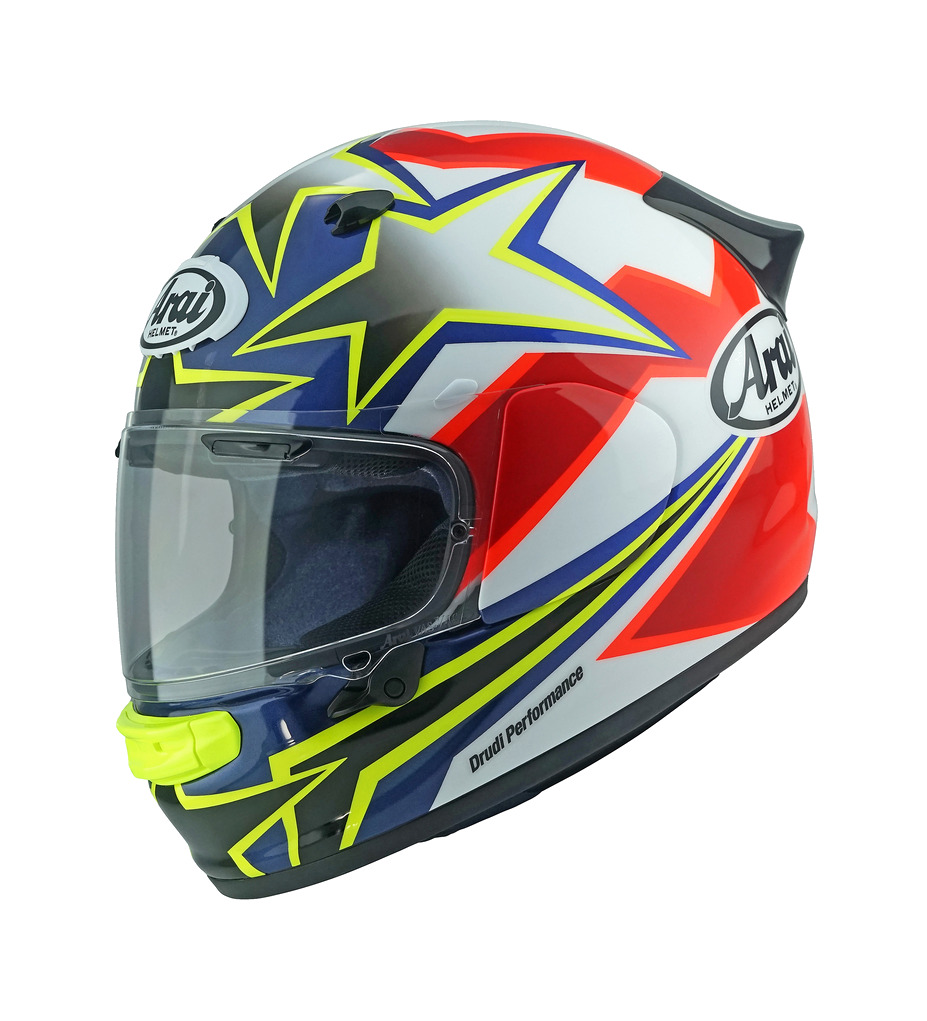 casco integral de moto quantic star & stripes