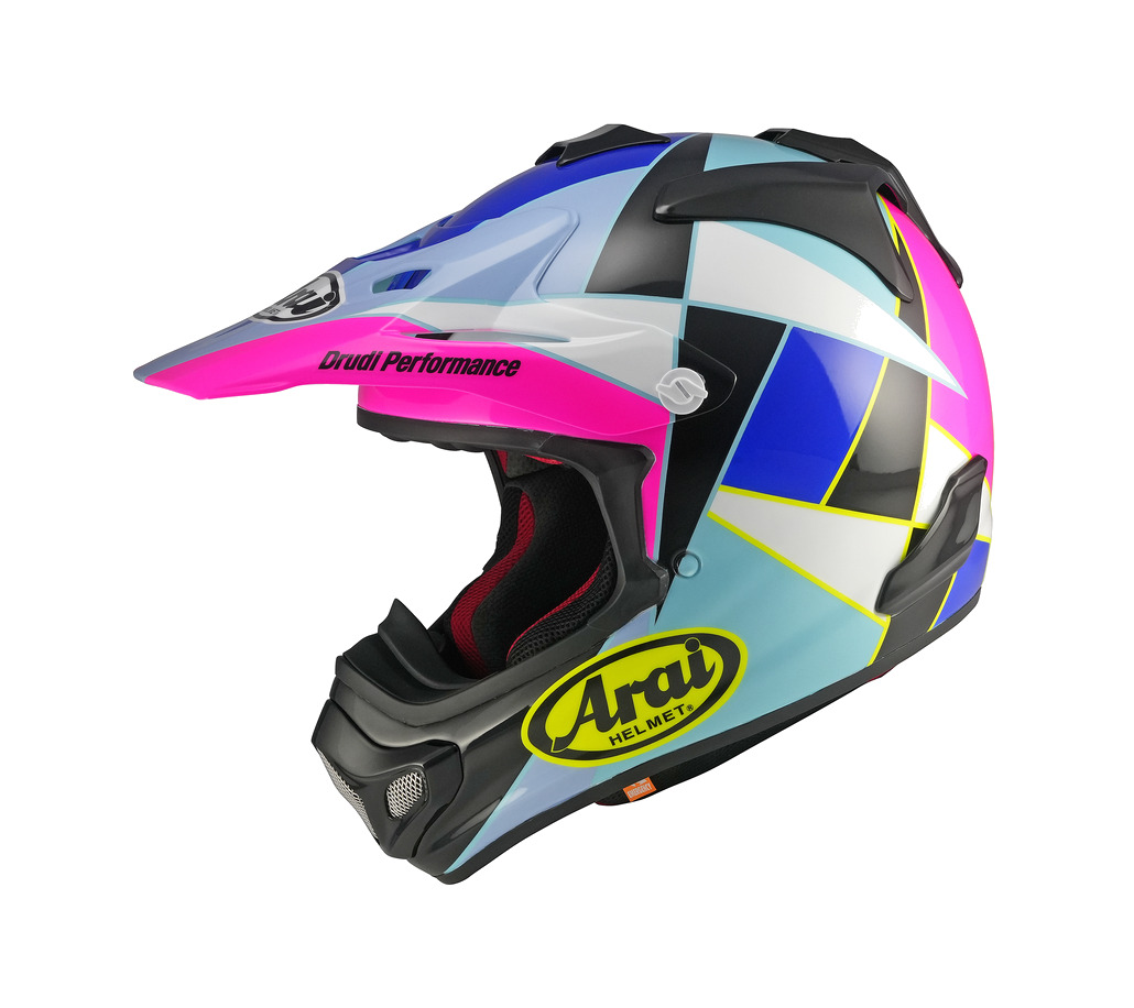 casco integral con visera offroad mx-v evo peak