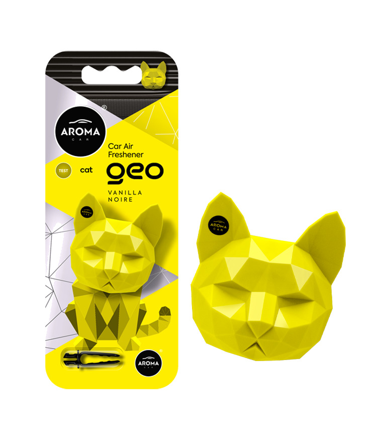 ambientador en formato polimero para coche geo cat