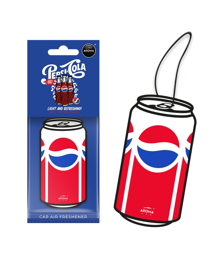 ambientador de coche celulosa pepsi bote