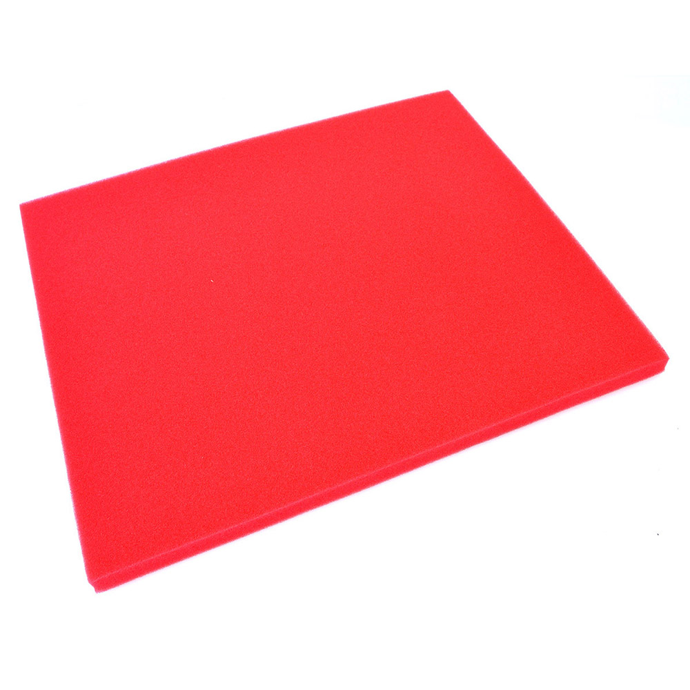 pliego de espuma roja para filtro de aire artein (280x330x15mm)