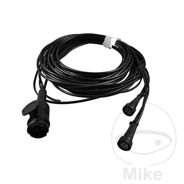 cable de remolque 13 polos con 2 tomas de corriente 5 polos 8m abg