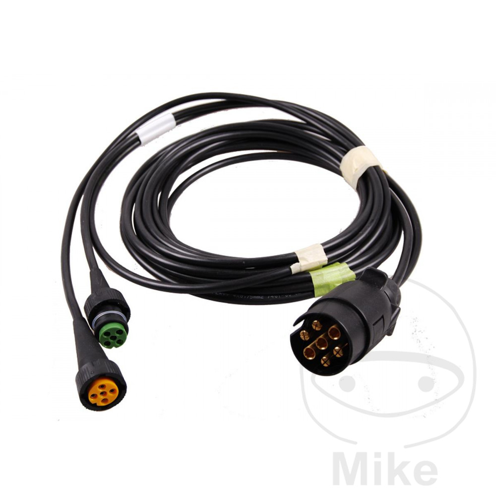 cable de remolque 7 polos con 2 tomas de corriente 5 polos 5m