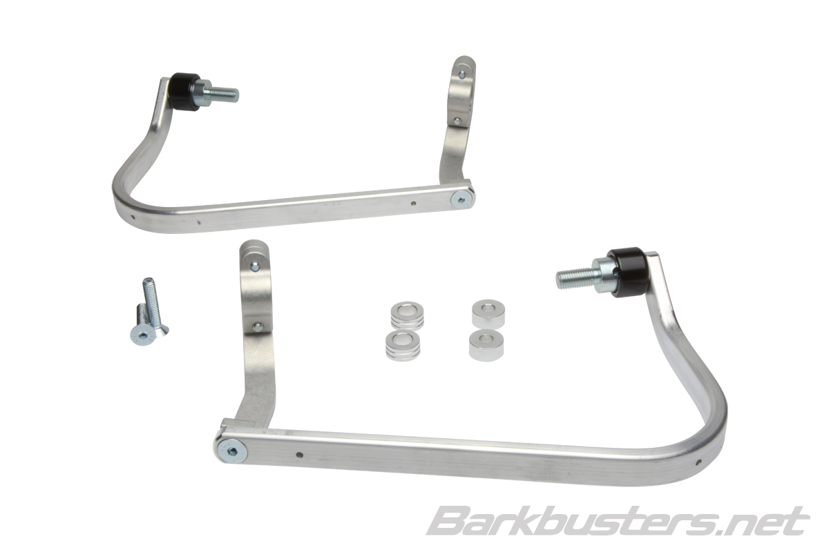 soportes de paramanos aluminio con fijacion de doble anclaje