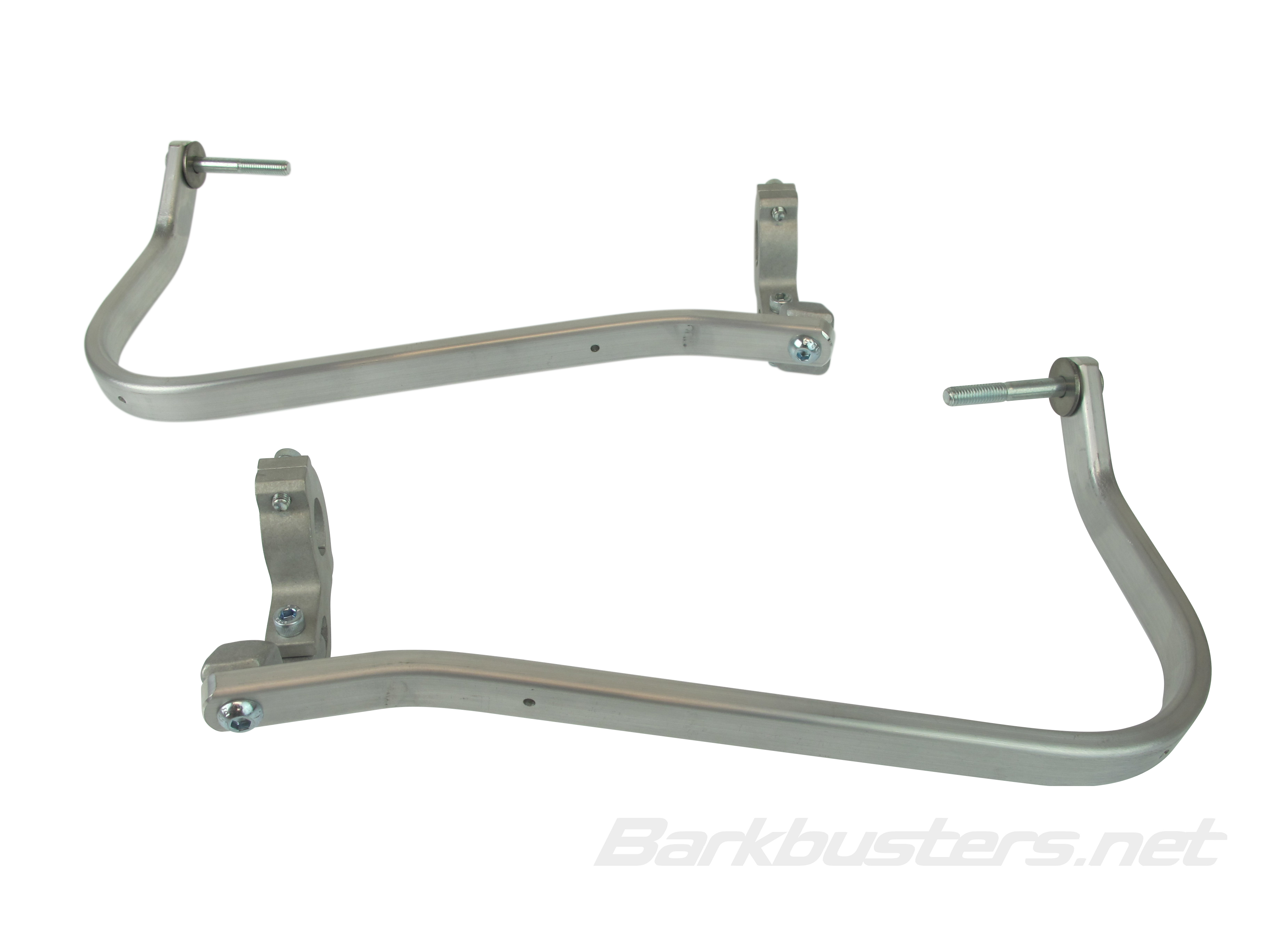 soportes de paramanos aluminio con fijacion de doble anclaje