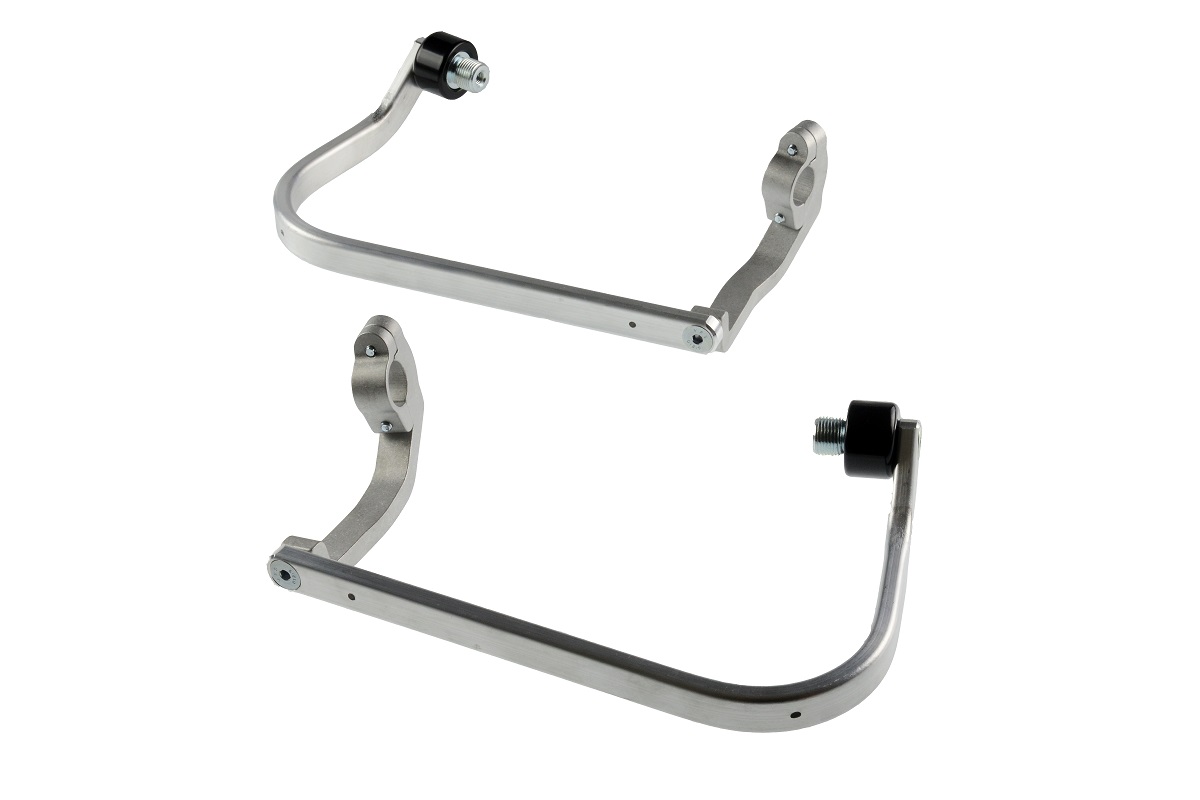soportes de paramanos aluminio con fijacion de doble anclaje