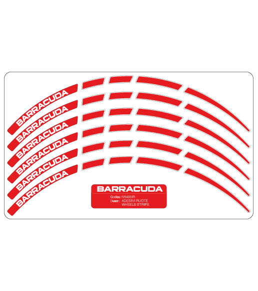 BARRACUDA Bande de bandes adhésives pour jantes moto Barracuda - Imagen 5 de 7