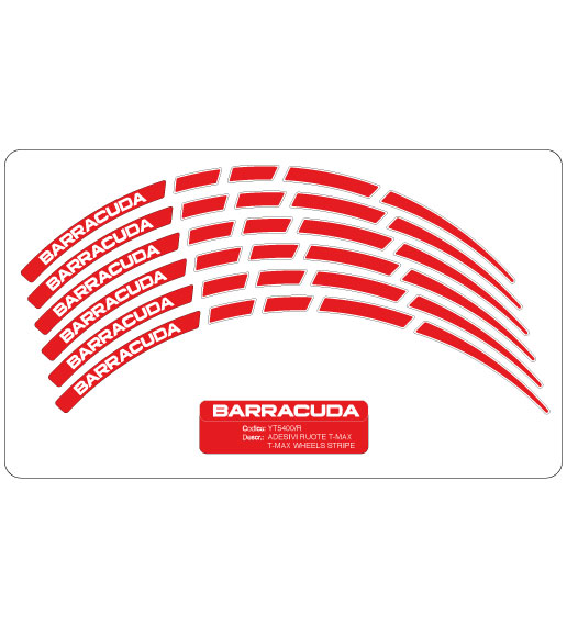BARRACUDA Bande de bandes adhésives pour jantes moto Barracuda - Imagen 4 de 7