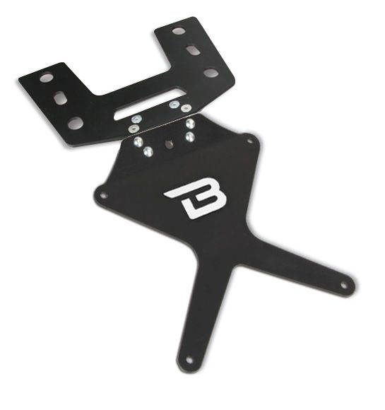 portamatrículas barracuda - soporte de matrícula y porta placa para motocicletas