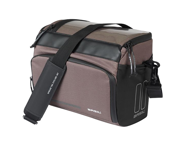 bolsa de manillar para bicicleta con poliéster move 7-8l (23x17x20 cm) klickfix