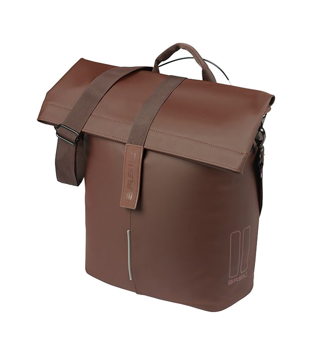 bolsa para bicicleta con sistema poliéster city shopper 14-16l (30x15x34 cm) mik