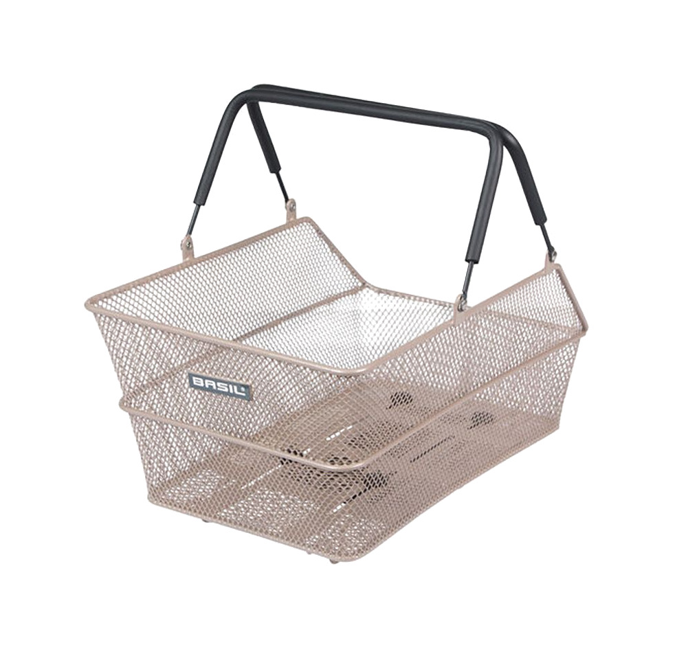 cesta trasera para bicicleta con placa acero cento (24x39x13.5 cm) mik