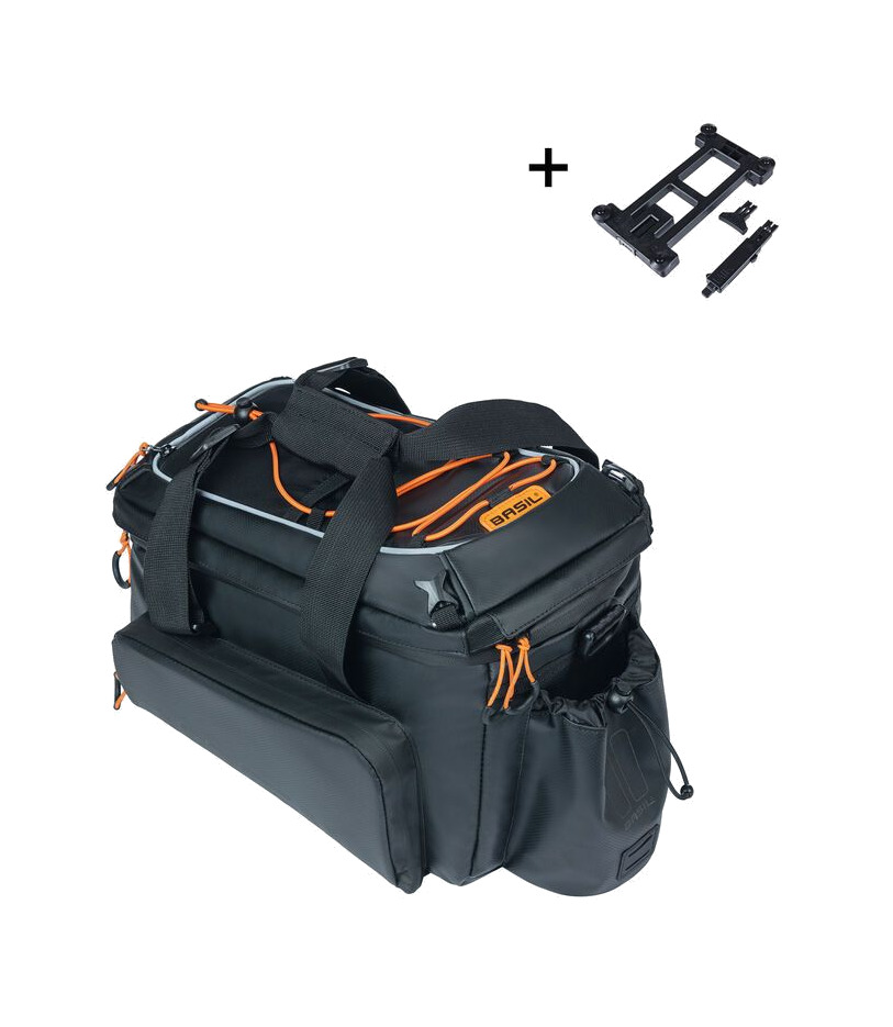 bolsa impermeable extensible para portabultos de bicicleta con sistema miles tarpaulin xl pro 9-36l (33x19x18 cm) mik 2.0